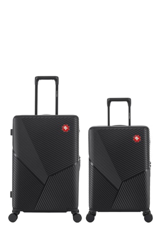 Maleta de cabina y maleta mediana Fribourg (S/M) - 59/66 cm - Negro