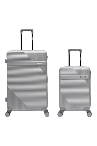 Maleta de cabina y maleta grande Wohlen (S/L) - 56/75,5 cm - Gris