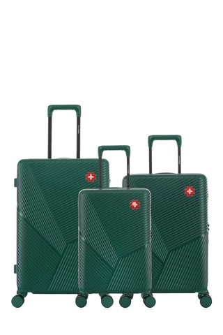 Juego de 3 maletas Fribourg (XS/S/M) - 55/59/66 cm - Verde oscuro
