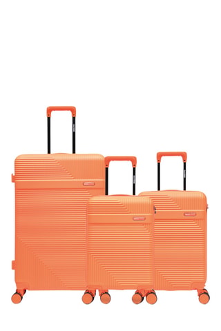 Juego de 3 maletas Wohlen (XS/S/L) - 52/56/75,5 cm - Naranja