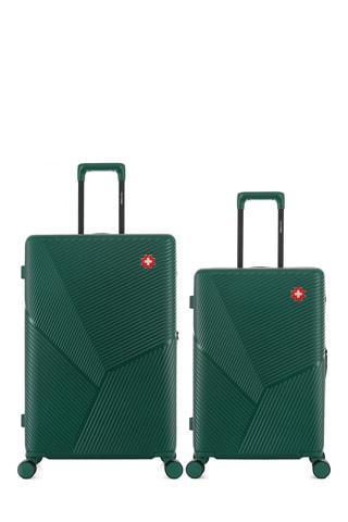 Maleta mediana y maleta grande Fribourg (M/L) - 66/76 cm - Verde oscuro