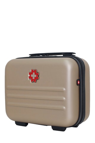 Vanity Wil K - 23 cm  - Negro, beige, rojo y plateado