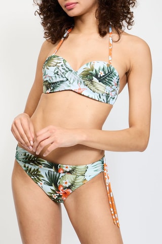 Maillot 2 pièces Iquitos - Ecru et kaki