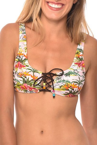 Haut de maillot Islandbabe - Blanc et vert