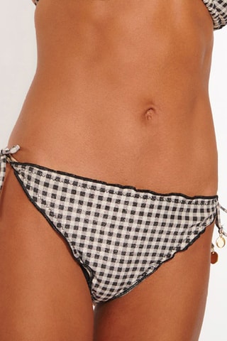 Bas de maillot Delvina - Noir et blanc