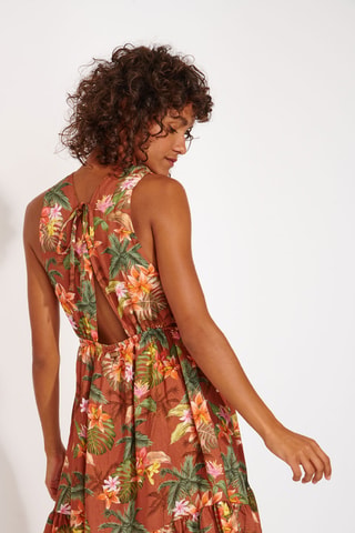 Robe de plage Hanaleiday - Marron