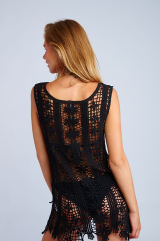 Robe de plage Dreamland - Noir
