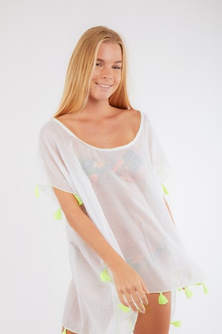 Robe de plage Farfala - Blanc