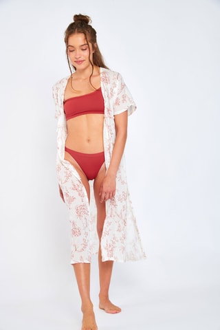 Kimono de plage Branson - Blanc