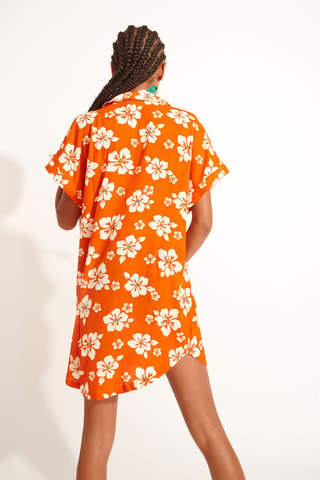 Robe de plage Islandgirlday - Orange