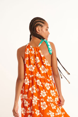 Robe de plage Islandgirlday - Orange