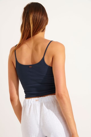 Short de bain en lin Hawston - Blanc