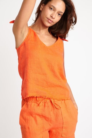 Short en lin Hawston - Orange