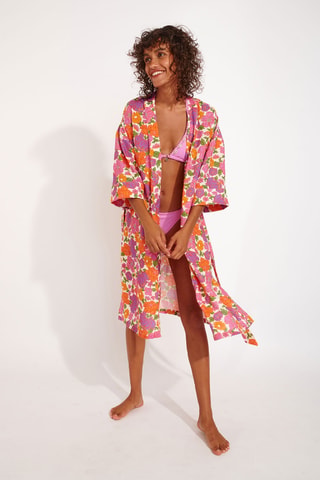 Kimono de plage Austinday - Ecru