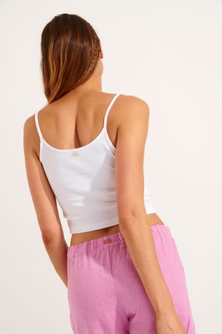Short de bain en lin Hawston - Rose