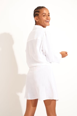 Robe droite Holidays - Blanc