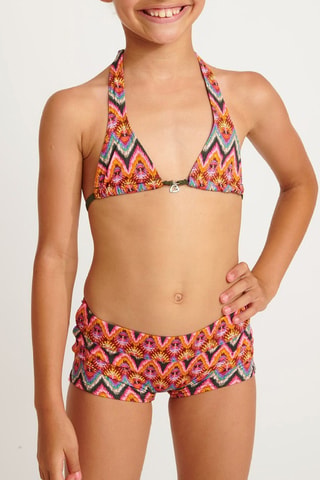 Maillot 2 pièces Exotic - Orange et rose