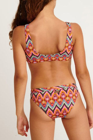 Maillot 2 pièces Exotic - Orange et rose