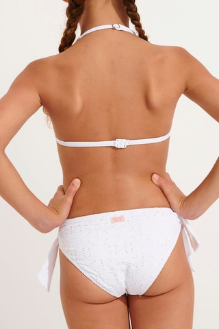 Maillot 2 pièces en broderie anglaise Maxidaisy - Blanc et vert
