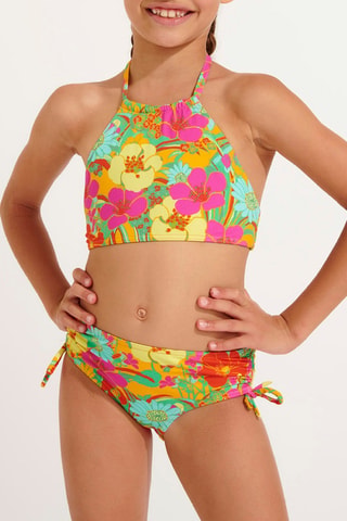 Maillot 2 pièces Wallflower - Orange et vert