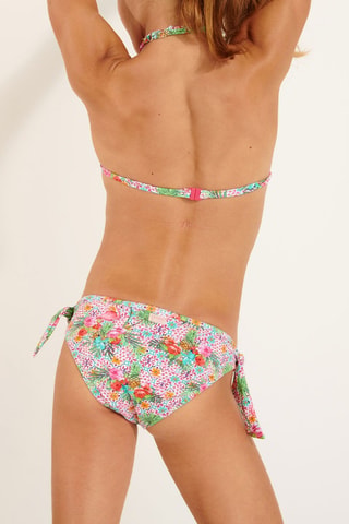 Maillot 2 pièces Flamingo - Rose et vert