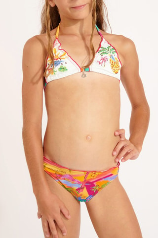 Maillot 2 pièces Curitiba - Rose et blanc