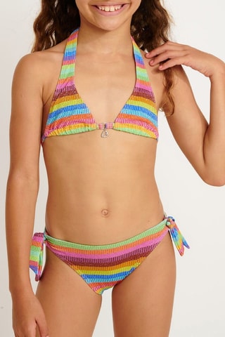 Maillot 2 pièces Lomarica - Turquoise et rose