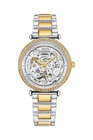 Montre automatique en acier Luxe - Argenté et doré