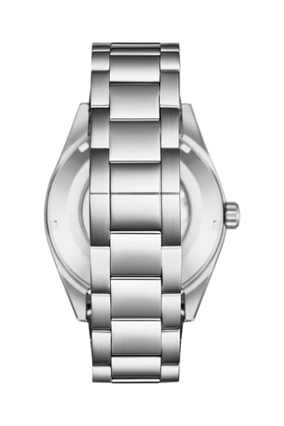 Montre automatique en acier Symphony - Argenté et noir