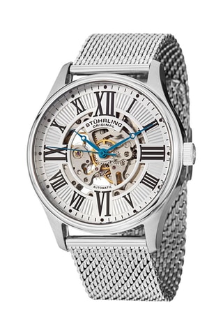 Montre automatique en acier Legacy  -  Argenté et blanc