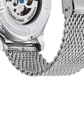 Montre automatique en acier Legacy  -  Argenté et blanc