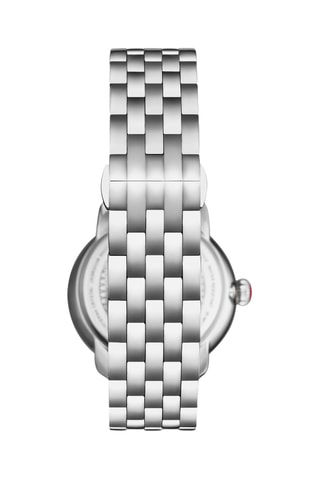 Montre à quartz en acier - Chronographe - Argenté