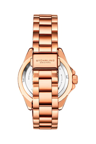 Montre à quartz en acier et nacre Vogue