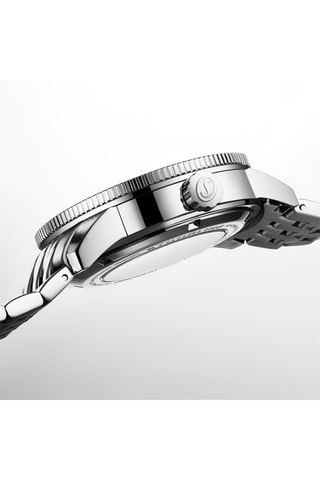 Montre automatique en acier Aquadiver - Argenté et noir