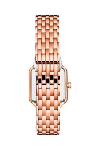 Montre à quartz en acier - Doré rose