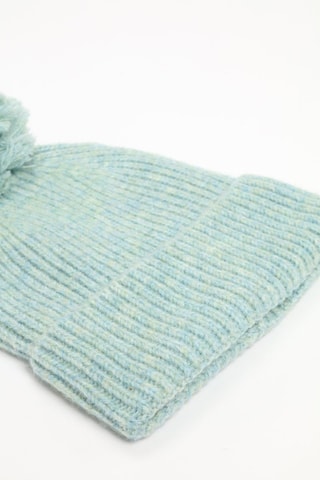 Berretto con pompon - Verde chiaro