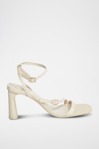 Sandali con tacco - Beige