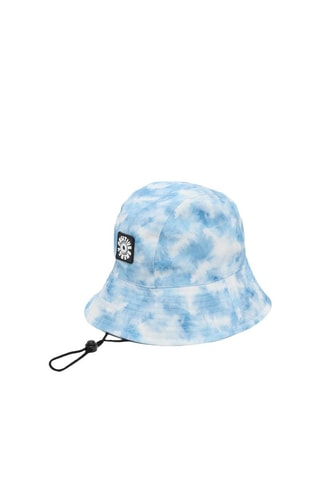 Cappello da pescatore tie and dye - Celeste
