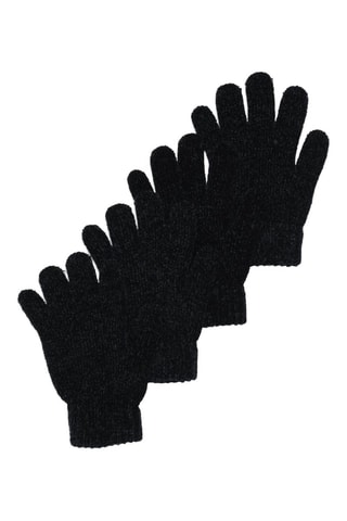 2 paia di guanti - Nero