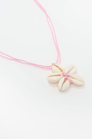 Collana - Rosa ed ecrù
