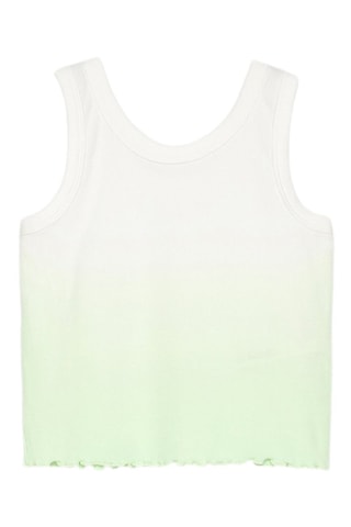 Canotta dip and dye - Bianco