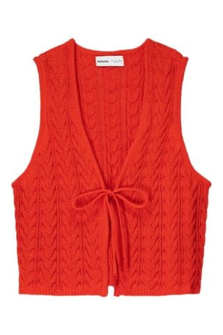Gilet corto - Rosso mattone