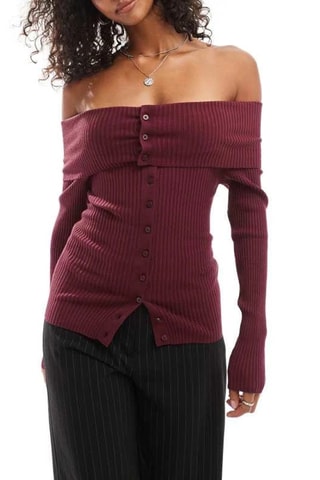 Cardigan - Bordeaux