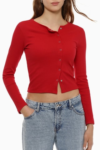 Cardigan - Rosso
