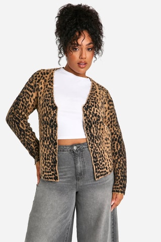 Cardigan - Marrone e nero