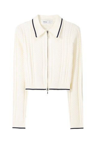 Cardigan corto - Ecrù