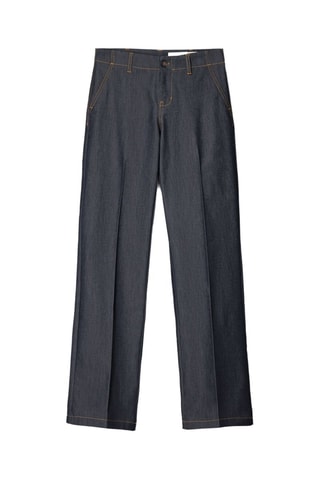 Pantaloni bootcut - Indaco