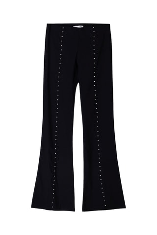 Pantaloni flare - Nero