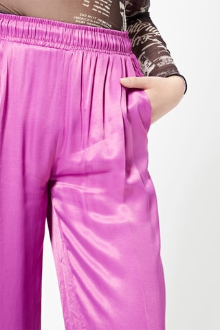 Pantaloni wide legs - Rosa