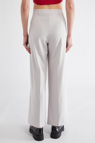 Pantalon wide legs - Gris